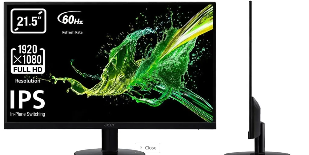 Acer SA220Q best monitor under 10000